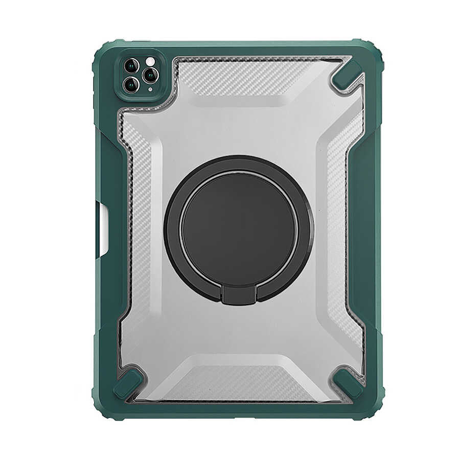 Wiwu Mecha iPad Air 10.9 2022 (5.Nesil) Dönebilen Standlı Tablet Kılıfı - 1 Wiwu Mecha iPad Air 10.9 2022 (5.Nesil) Dönebilen Standlı Tablet Kılıfı - 1